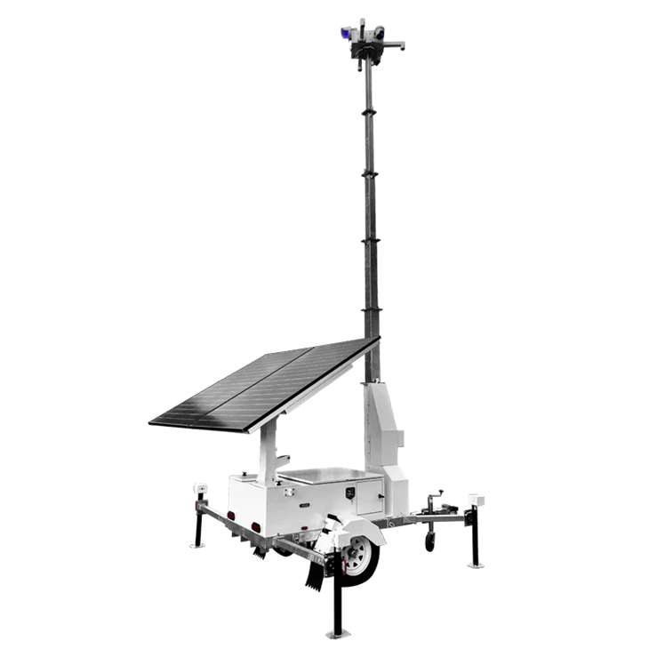 Solar CCTV Trailer factory